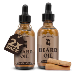 Striking Viking huile de barbe bouteille Santal : hydratation durable pour barbe