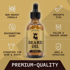 Pompe de l'huile barbe citron Striking Viking pour une application pratique