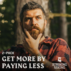 Striking Viking Huile Barbe Vanille — application facile et absorption rapide.