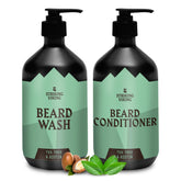 Striking Viking lavage barbe arbre-a-the : nettoyage en douceur et apaisement.
