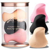 Éponge Strokes Beauty Lab pour le teint, application lisse et sans traces.