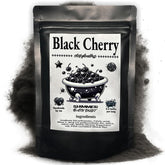 Stsfybaths bombe bain éclat cerise noire dans son sachet, sans taches.