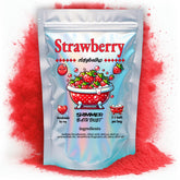Bombe de bain rouge scintillante de Stsfybaths dans le sachet pour spa à domicile