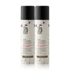 STYLE EDIT Correcteur racines spray brun foncé 2oz : couverture rapide et discrète.