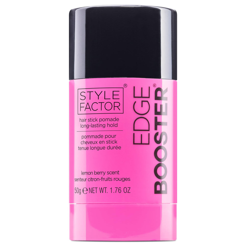 Style Factor Edge Booster, baton cire-coiffante pour une tenue lisse et durable.