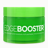 Style Factor Edge Booster Emerald pomade pot : tenue maximale et brillance durable.