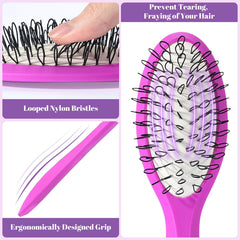 STYLEMATE brosse perruque synthétiques douces: soin des fibres délicates.