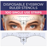 Stylia pochoirs sourcils pack-100 pour des formes équilibrées et un tracé précis.