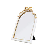 Stylor Miroir de bureau Coquette Vintage avec cadre doré pour maquillage précis.