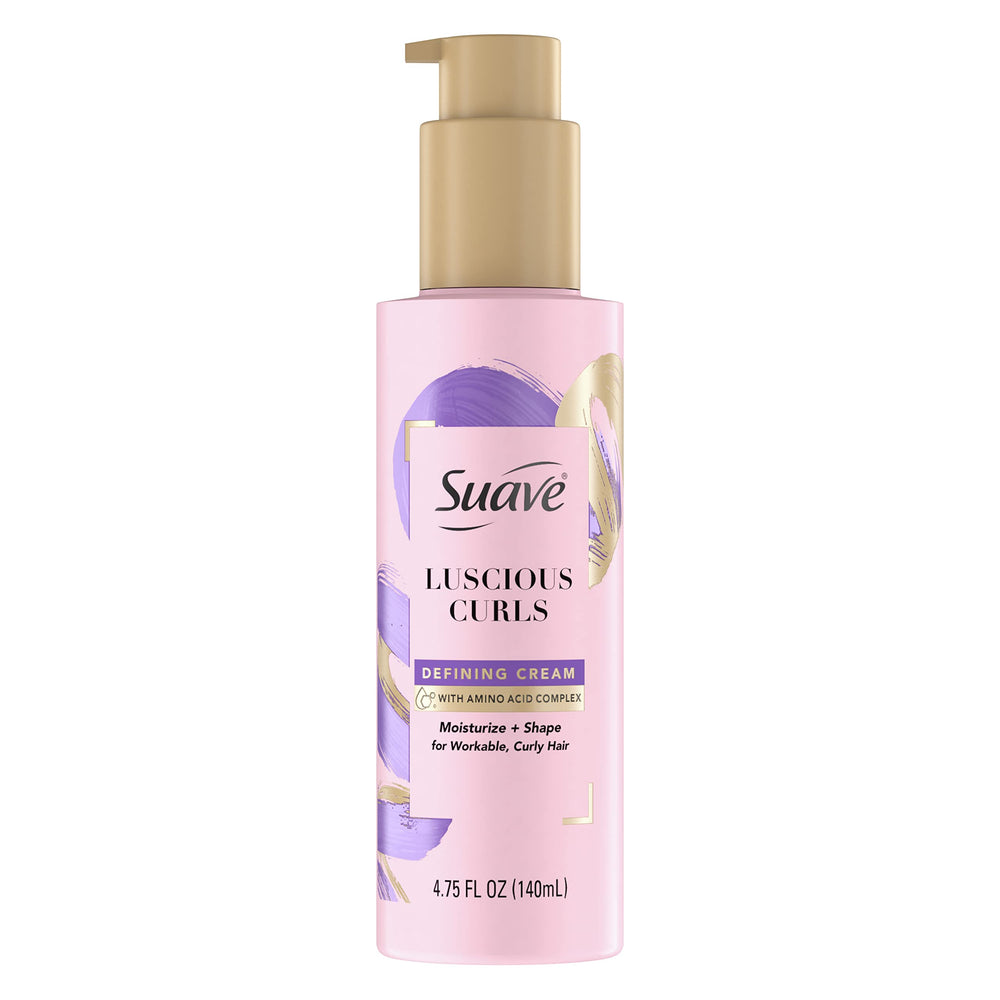 Bouteille Suave, crème définition boucles, hydratation douce et tenue légère.