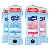 Coffret Suave Déodorant Femmes Poudre Fraîche, protection 48 heures et fragrance agréable.