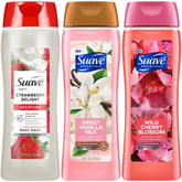 Suave Variété 3-pack: Vanille Douce Soie pour hydratation et parfum subtil.