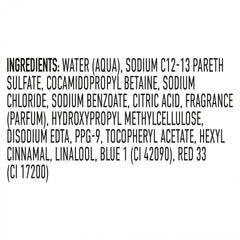 Formule pH équilibré et hypoallergénique de Suave pour le cuir chevelu sensible.