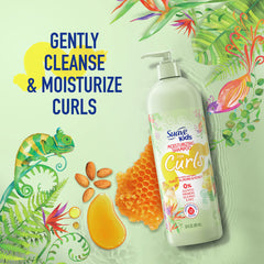 Shampooing Suave Kids Naturals dermatologiquement testé pour boucles hydratées.