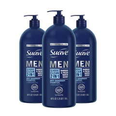 Flacon Suave Men 2 en 1 propreté sans pellicules