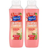 Suave Fraise Soleil – bouteille 1, parfum frais et nettoyage en douceur.