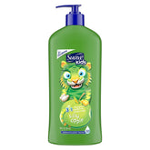 Suave Silly Apple 3-in-1 shampoo bottle with tear-free cleansing.