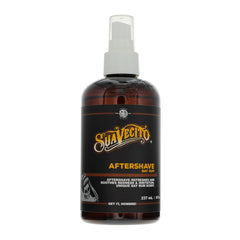 Suavecito Bay Rum Après-rasage : flacon pompe 8oz pour hydratation rapide et fraîcheur.