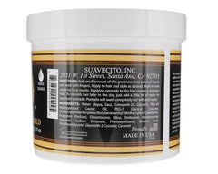 Pommade Suavecito, application crèmeuse facilitant le coiffage et la définition.