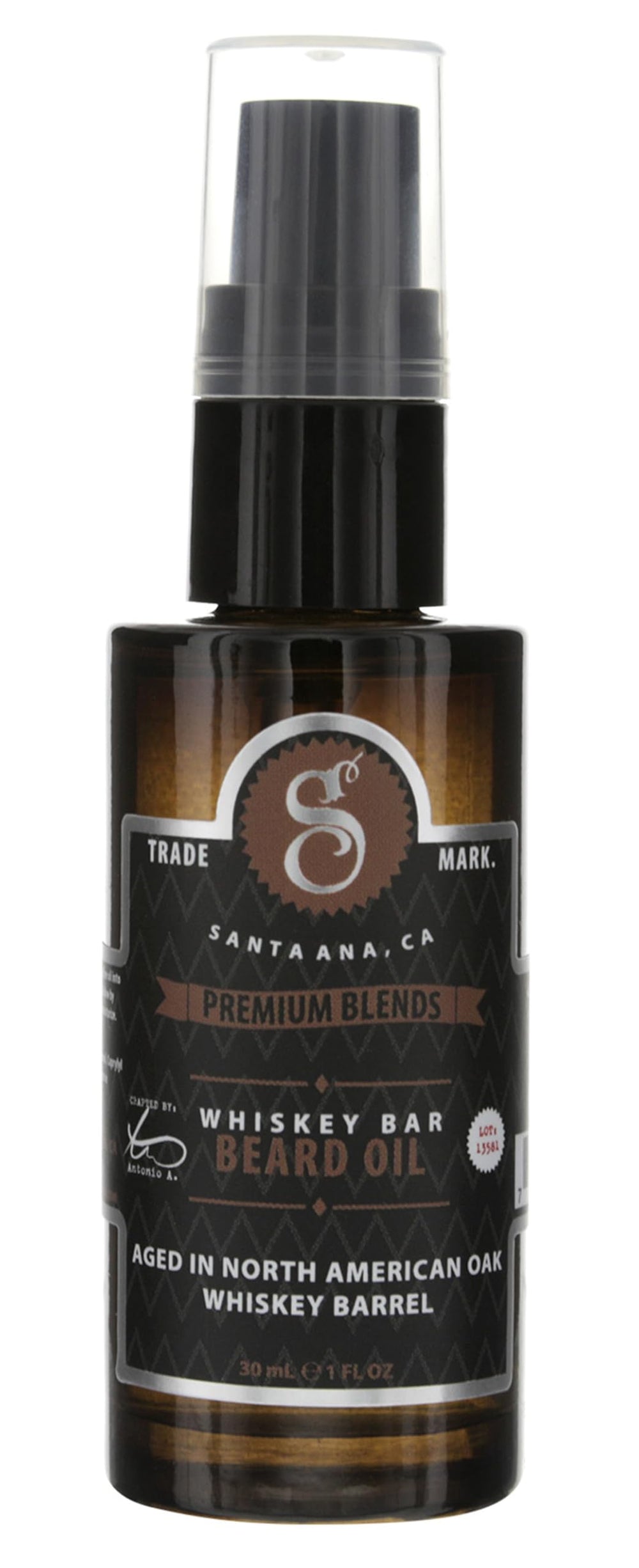 Suavecito Premium Blends Huile Barbe Pompe : application précise et propre