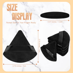 Éponge triangle velours Suclain idéale pour poudres libres et fini naturel
