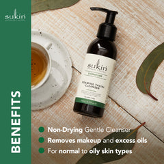 Ingrédients naturels Aloe Vera et Camomille pour apaiser la peau Sukin