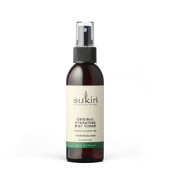 Sukin Organics Brume hydratante visage, eau-de-rose, rafraîchir et hydrater la peau.