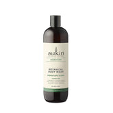Sukin Signature Gel Douche - la bouteille, idéale pour une routine hydratante quotidienne.