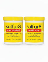 Sulfur 8 bouteille après-shampooing anti-pelliculaire, aide à maîtriser les pellicules visibles.