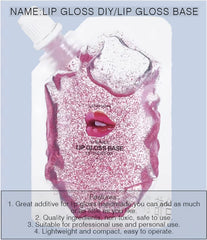 SUMEITANG base brillant à lèvres perle rose, texture douce pour des lèvres souples.