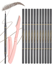SUMEITANG crayon sourcils ultra-fin 1,5 mm noir pour tracés précis et durables.