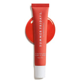 Baume Summer Fridays teinte Poppy sur lèvres, hydratation et couleur discrète