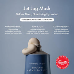 Summer Fridays Jet Lag Mask Mini – texture cremeuse pour peau confortable