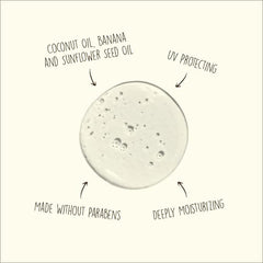 Après-shampoing Sun Bum revitalisant en flacon, démêlage facilité.