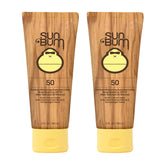 Sun Bum Original SPF50 Lotion, bouteille de 3 oz, parfaite pour la plage.
