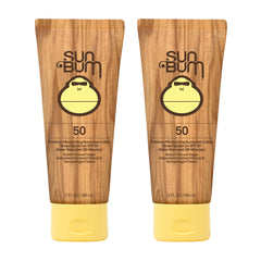 Sun Bum Original SPF50 Lotion, bouteille de 3 oz, parfaite pour la plage.