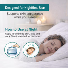 Ingrédients clés vitamine C, niacinamide et peptides pour l’éclat.