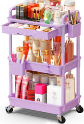 SUNALLY chariot-maquillage-roulant-tiroirs, grande capacité pour maquillage et accessoires.