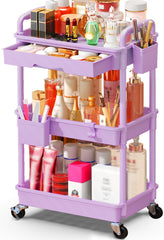 SUNALLY chariot-maquillage-roulant-tiroirs, grande capacité pour maquillage et accessoires.
