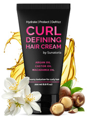 Sunatoria Crème Boucles Definies: hydratation légère pour des boucles brillantes et bien définies.