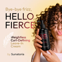 Sunatoria Crème Hydratante – application facile pour boucles définies