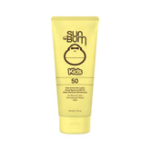 Sun Bum Kids SPF 50, lotion transparente pour le corps, application rapide et discrète.