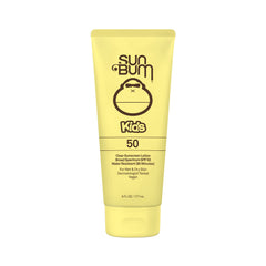 Sun Bum Kids SPF 50, lotion transparente pour le corps, application rapide et discrète.