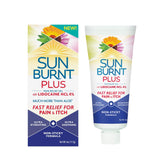 Sunburnt Plus Gel Après-Soleil – Bouteille 4 onces, hydratation immédiate.