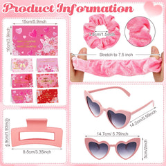 Lunettes cœur Suncalla roses, look ludique et idéal pour une fête entre amies.