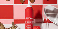 Sundae mousse-douche douceur épicée, laisse une peau agréable et confortable.