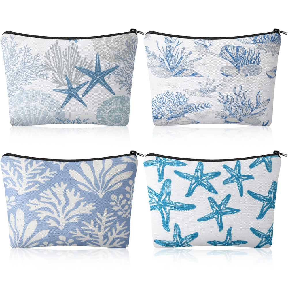 Sunnymove sac bord-de-mer etoile-de-mer, pochette pratique pour maquillage en voyage