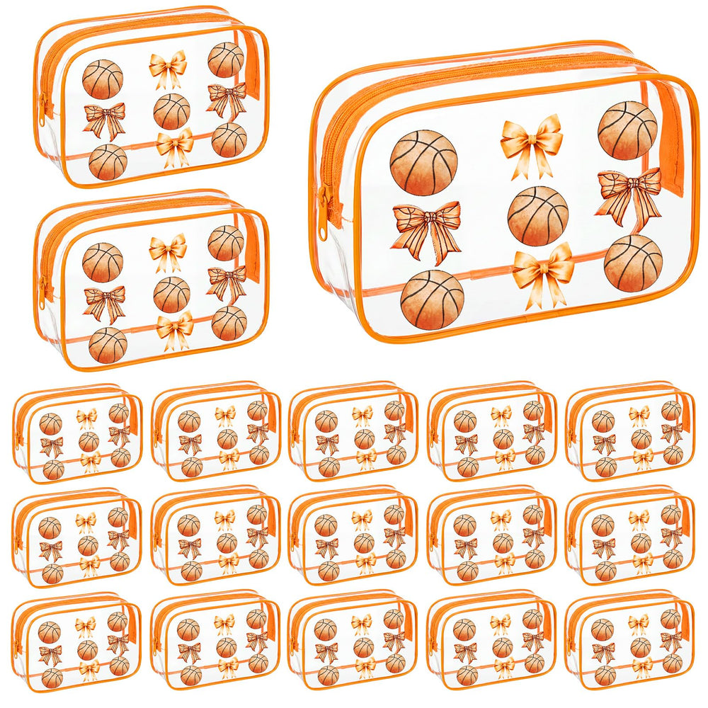 Sunnymove sac maquillage ballon basket orange, étanche et pratique