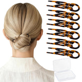 Sunolga barrettes-cheveux petit format acétate pour un maintien discret et confortable.
