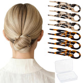Sunolga pince-cheveux incurvee: ensemble de six pour un maintien fiable toute la journée.
